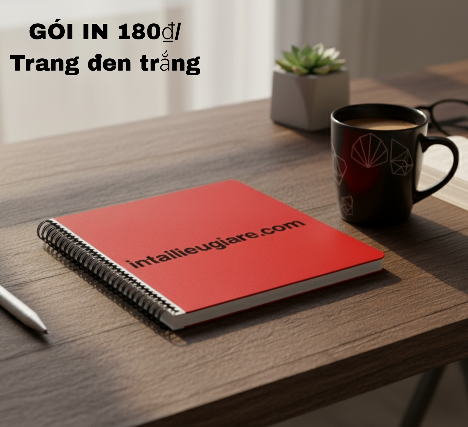 in tài liệu giá rẻ | in đen trắng 180đ/trang